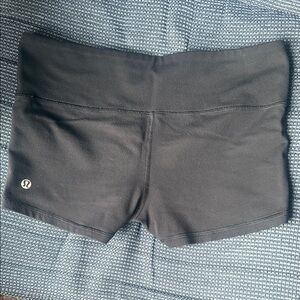 lululemon athletica Women's Classic Black Athletic Shorts